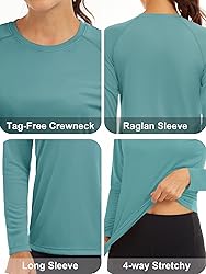 MAGCOMSEN Sun Protection T Shirts for Women Rash