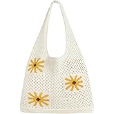 Water Bottle Crochet Tote Bag, Aesthetic Mesh Crochet Beach Bag, Hippie Knitted Tote Bag for Women