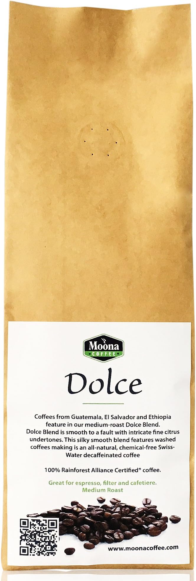 ROASTED TO ORDER ARTISANAL Coffee Beans 200g DOLCE DECAF(Cafetiere)