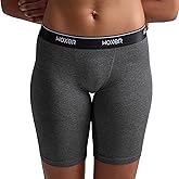 Woxer Womens Boxers - Biker 9" Boy Shorts Underwear for Women, Modal Boxer Briefs, Chafe Free, Womens Underwear