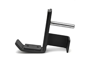 FRINGESPORT 2"x3" J-Cup (Pair) 5/8" hole/J-Hook Barbell Holder Attachment for Rack/For Weightlifting, Strength Training, CrossFit & More