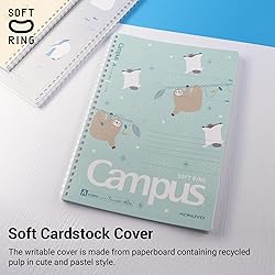 KOKUYO Spiral Notebook Journal, 3 Pack Campus B5