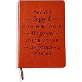 LBWCER Journal for Women,Thank You gift May you be proud of the work you do,Social Worker Notebook Gift Thank You Gift Travel Journal (May)