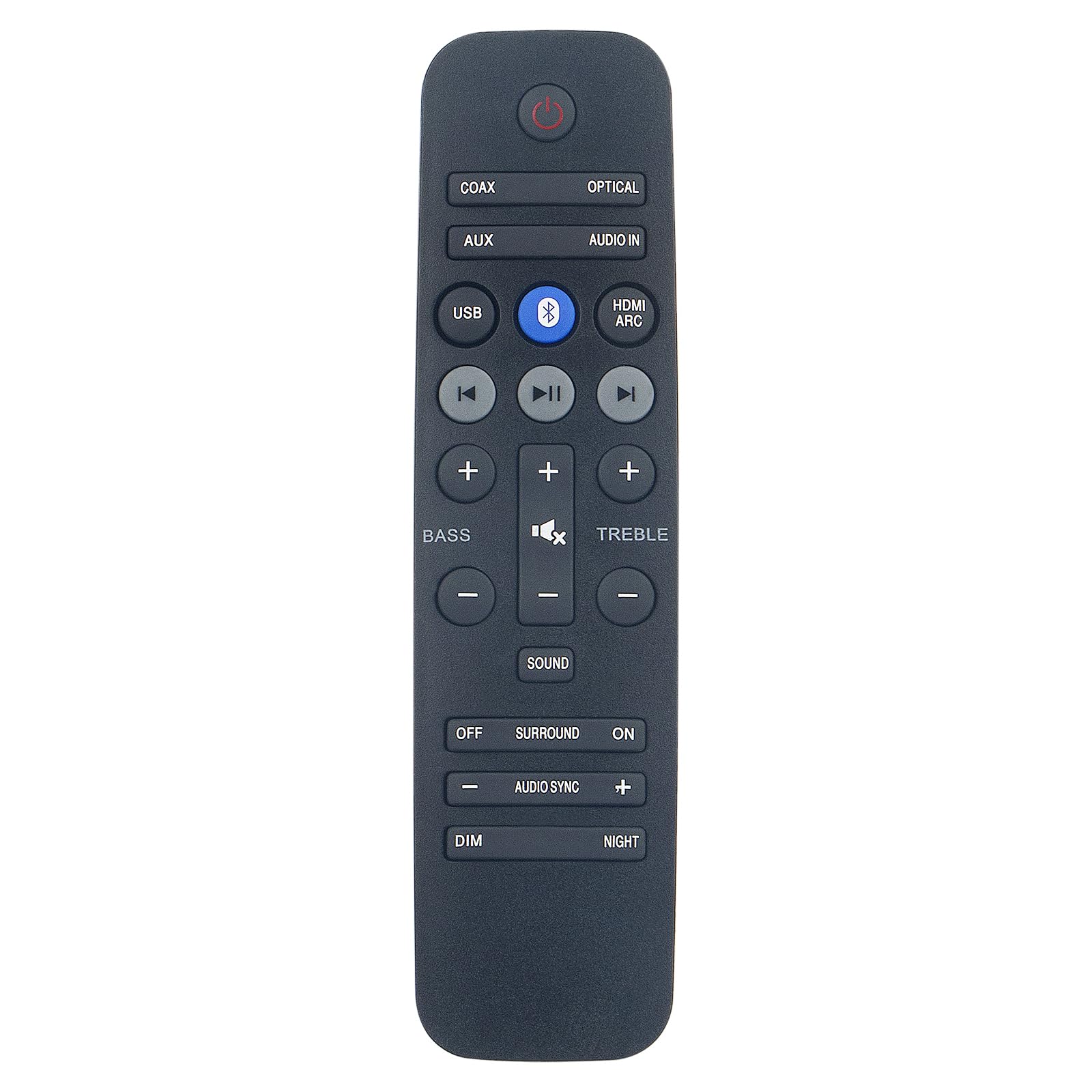 996580002887 Replace Remote Control work for Philips Surround Soundbar Speaker HTL3140B/05 HTL3142S/12 HTL3140B/79 HTL3140B/51 HTL3142S HTL3140B HTL3140B/12 HTL3140B/12