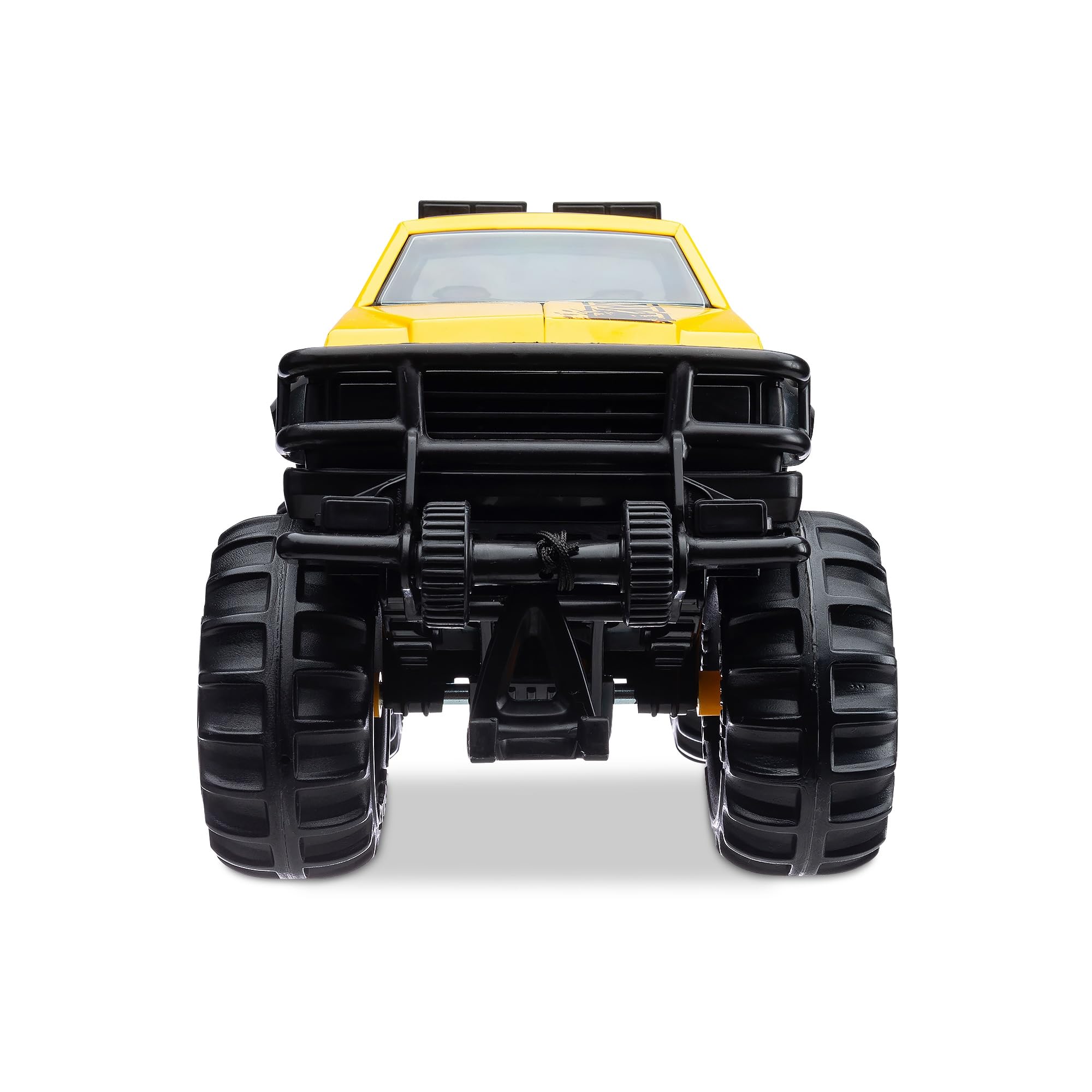Tonka Steel Classics 4x4 Pickup Truck - Made with Steel & Sturdy Plastic, Yellow Toy Construction Truck, Boys and Girls, Kids, Toddlers, Ages 3+