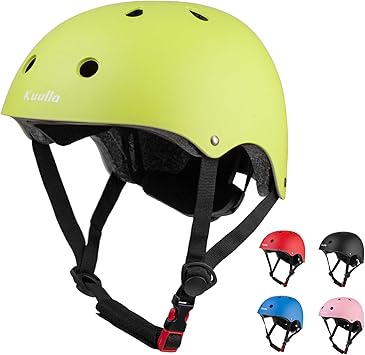 幼児用ヘルメット キッズバイクヘルメット 調節可能なキッズヘルメット 3 8歳 男の子 女の子 11通気 通気デザイン サイクリング スケート スクーターヘルメット Kuulla ヘルメット Amazon