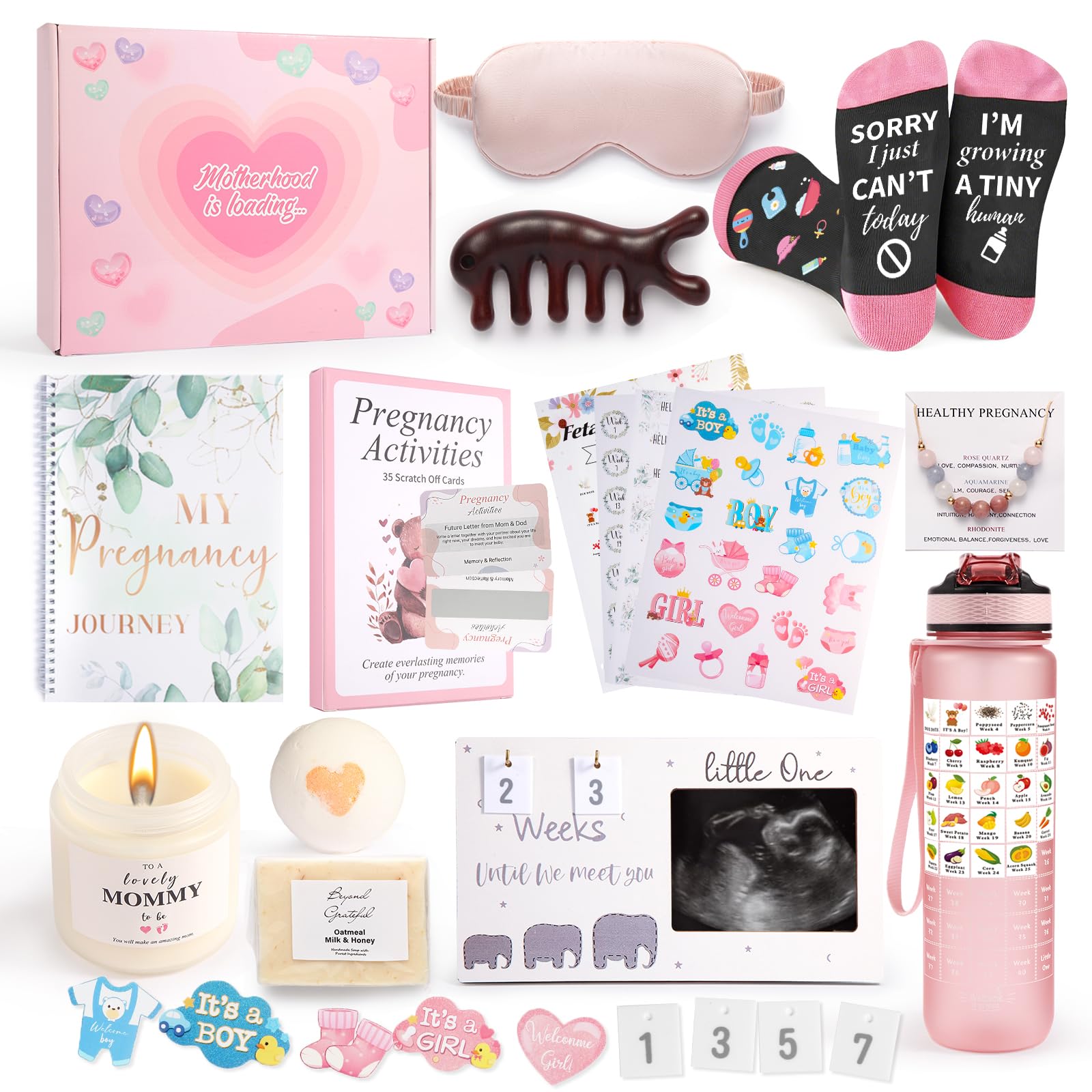 Photo 1 of 1st Trimester Pregnancy Gifts for Expecting Moms, Gift Basket For Pregnant Women, Pregnant Mom Box, First Trimester Pregnancy Essentials, 1st Trimester Pregnancy Essentials (1st)