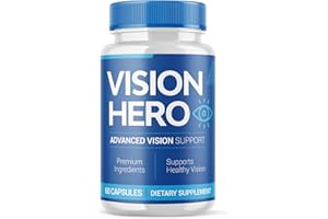S.O LABS Vision Hero, Vision Hero Eye Supplement, Vision Hero Eye Vitamins - Vision Hero Vision Advanced Formula Supplement Capsules - Vision Hero Eye Support Formula, Vision Hero Eye Health (60 Capsules)