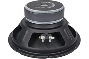 Sound Town 10” 200W Steel Frame Raw Subwoofer (Low Frequency Driver) w/ 2" Voice Coil, Replacement Woofer for PA/DJ Speaker, Subwoofer Cabinets (STLF-10VS)
