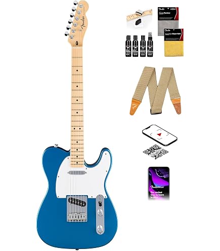 Amazon.com: Fender Standard Telecaster Electric Guitar - Aqua