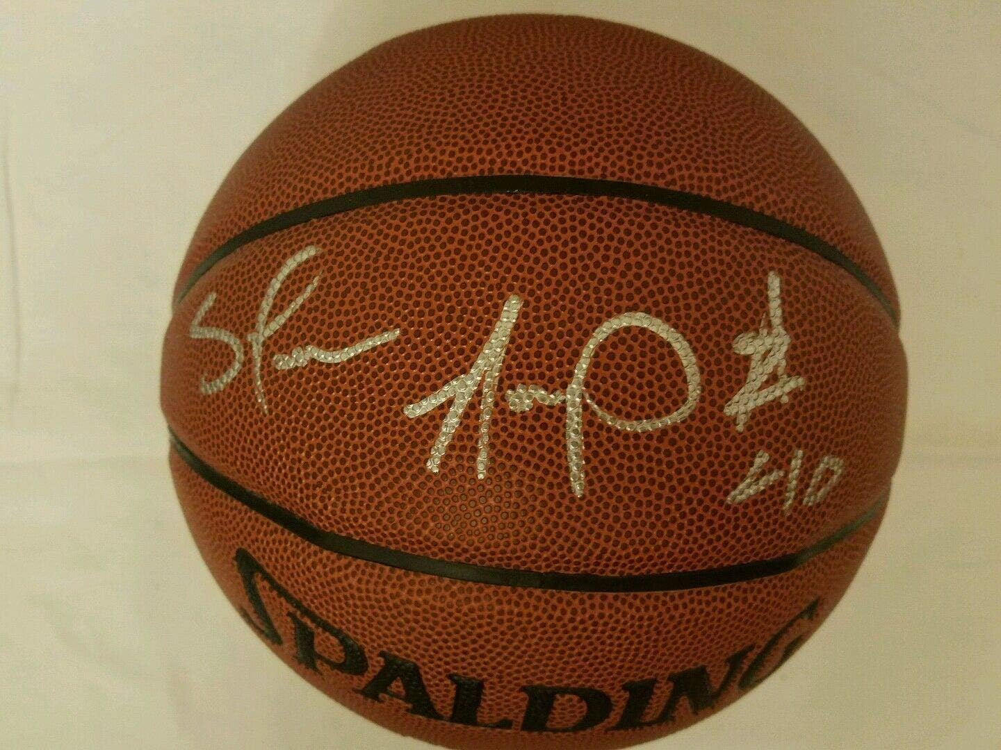 Shawn Kemp Autographed Signed Wilson I/o Spalding Basketball Seattle Supersonics PSA