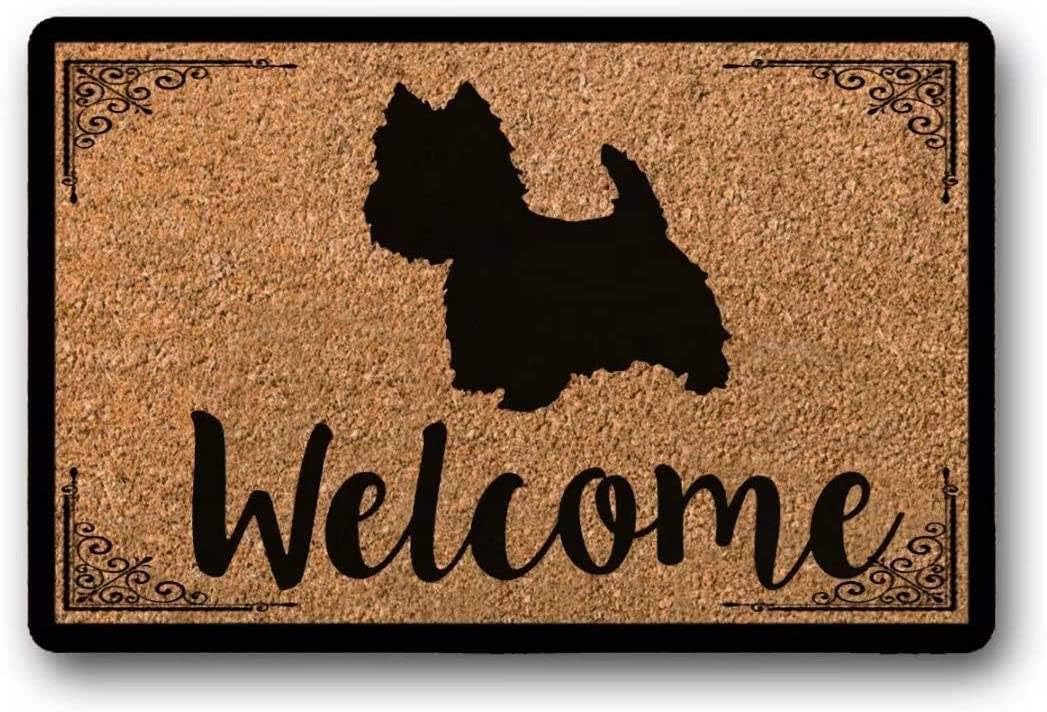 Amazon Com Bxbcasehomemat West Highland Terrier Dog Doormat Westie Doormat Housewarming Gift Dog Doormat Door Mat Doormat Custom Doormat Cute New Home 18 X 30 Garden Outdoor
