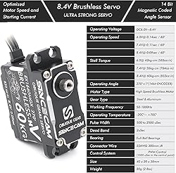 Sincecam 60kg High Torque Servo Waterproof Digital