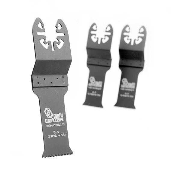 MW multi werkzeug® 3 Stück Bi-M Universal Multitool Sägeblätter 28mm für Metall passend für AEG, Bosch, Einhell, Fein Multima