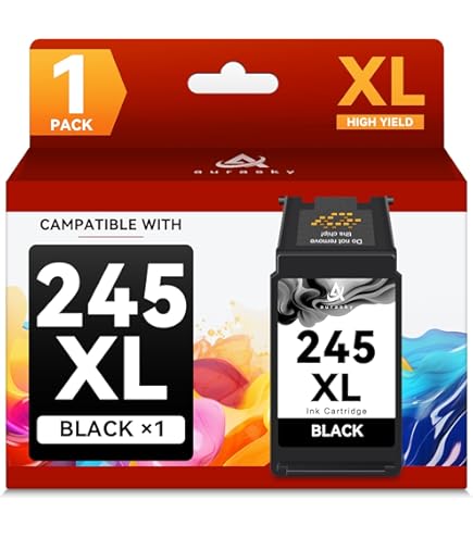 Amazon.com: PG-245XL Black Ink Cartridges Replacement for Canon