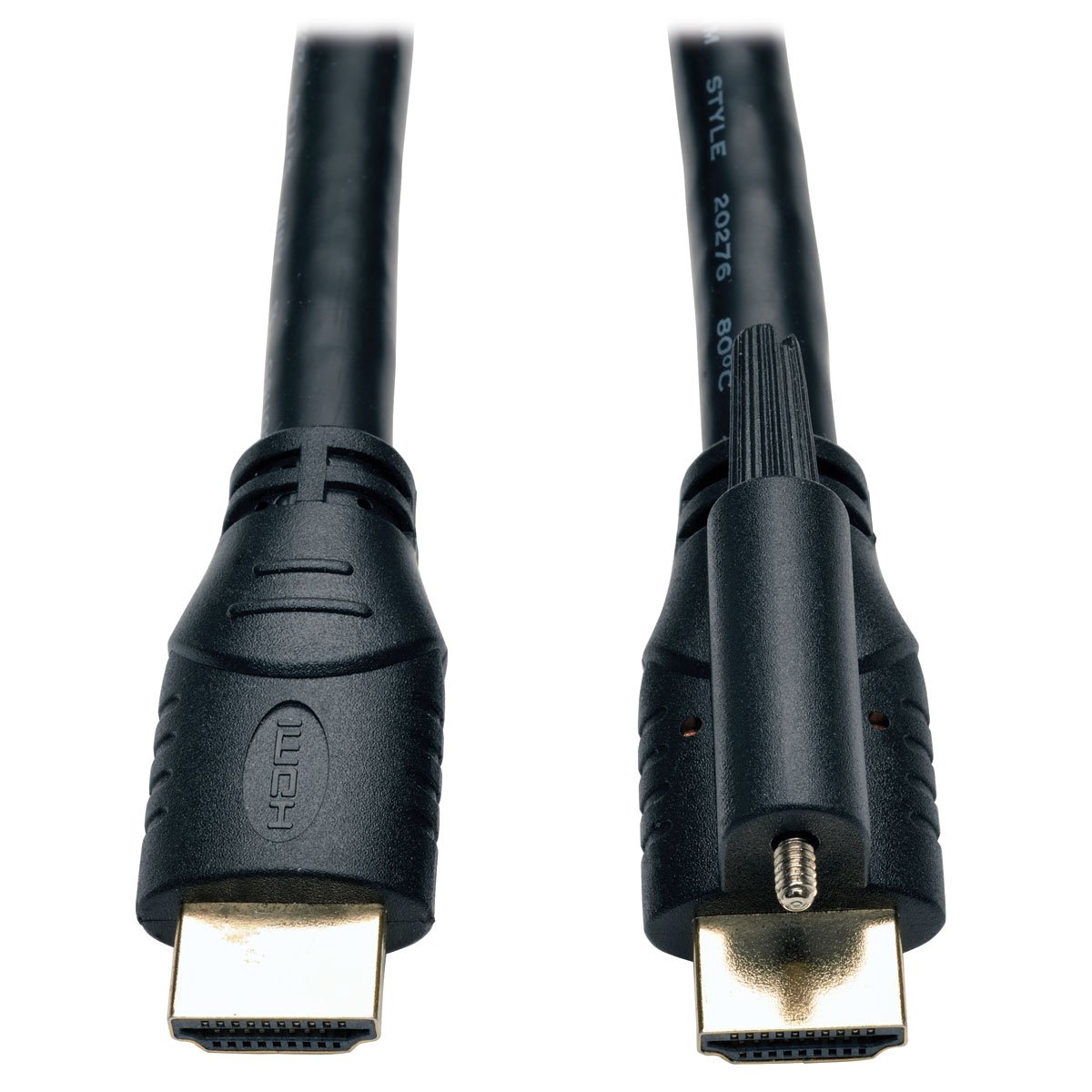 High Speed HDMI Cable with Ethernet and Locking Connector, Ultra HD 4K x 2K, 24AWG (m/1.83 m