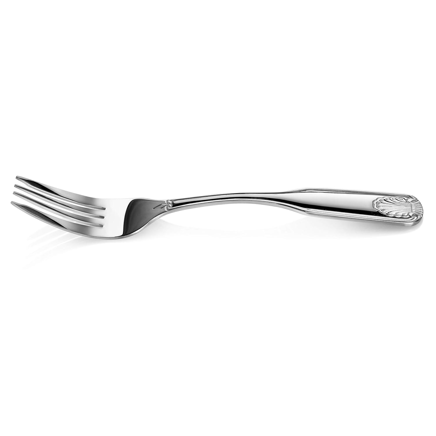 7 7 Inch Set Of 12 New Star Foodservice 58284 Shell Pattern Dinner Fork 18 0 Stainless Steel Kitchen Dining Flatware Sailingschool Pl