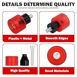 HDBUBALUS Motorcycle Crash Bar Guard Ball Engine