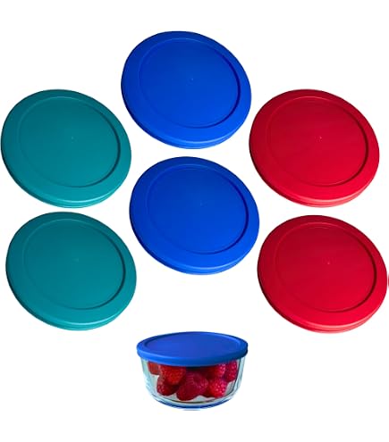 Amazon.com: Klare Ware 7 Cup/1.65 L Replacement Lids/Covers for