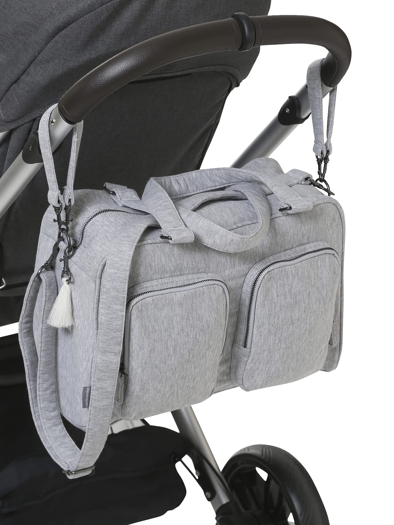 VERTBAUDETWickeltasche,Family", Sweatwaregrau meliertONE SIZE 2