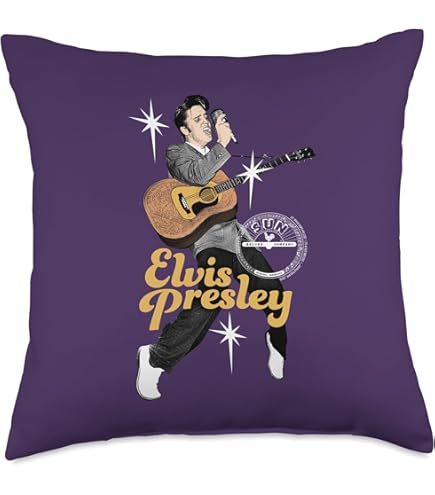 ▪️50’s【ELVIS PRESLEY】CUSHION Amazon.com: Elvis Presley_005 Throw Pillow : Home & Kitchen
