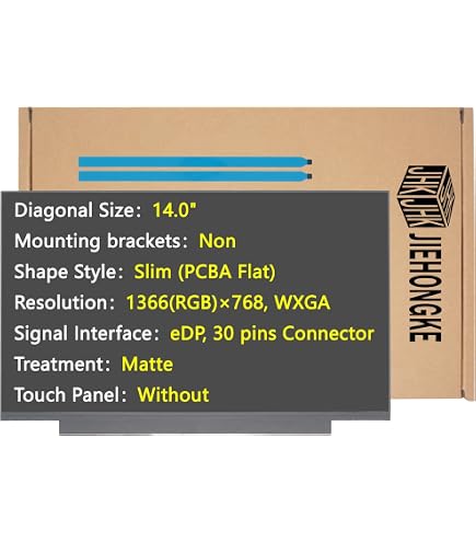 Dalle écran 14" AU Optronics B140XTN02.5 1366x768 – 40 Pins Bas, Occasion, Garantie 6 Mois