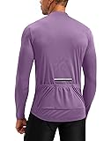 Men's Cycling Jersey Moisture Wicking Long Sleeve