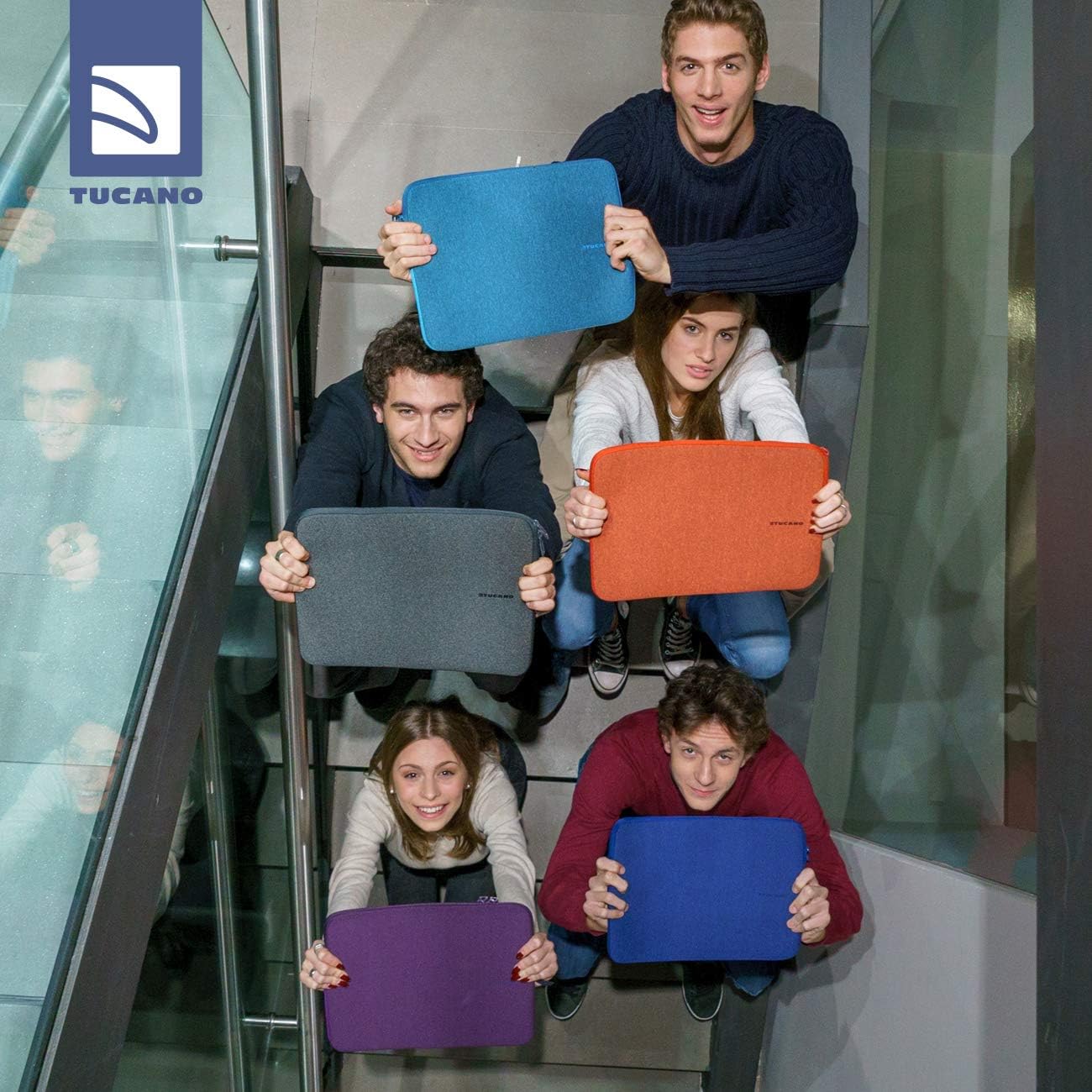 Tucano BFM1516 B Second Skin 15-16 "Neoprene Laptop Sleeve (15 to 16 inch - Blue - Image 5