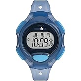 Timex Women's Ironman Essential 34mm Watch - Blue Strap Digital Dial Blue Case