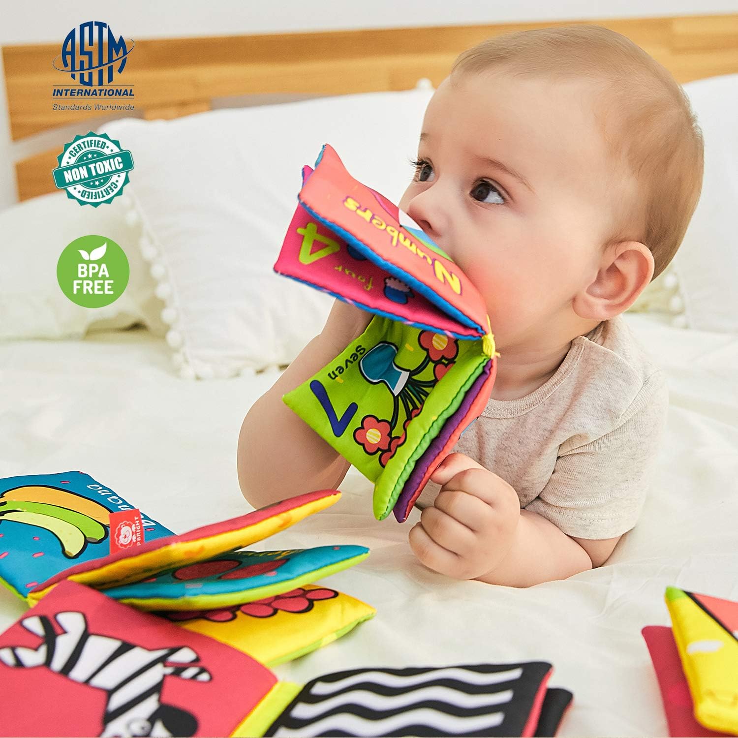 Bebe Cadeau Jouet Livre Deveil Educatif De 6 12 Mois Top Bright Bebe Jouet Livres En Tissu Jouet Livre Doux Pour Bebe De 1 An 6 Pieces Bebe Puericulture Eveil Et Jouets Salon Qa