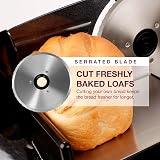 Andrew James Electric Food Slicer 150W with 3 Blades 19cm Cured Meat Bread view 6