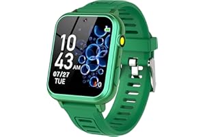 PHYULLS Smart Watch for Kids, Kids Smart Watch with 24 Puzzle Games Camera Video Recorder Music Alarm Calculator Calendar Flashlight Pedometer Birthday Gift Kids Watch Toys for 3-12 Year Old Boys Girls