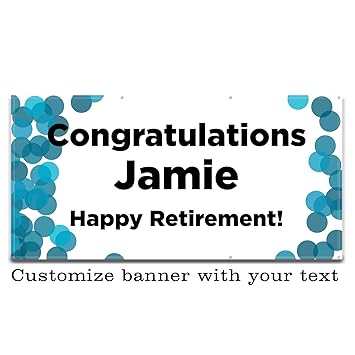 Amazon Com Buttonsmith Dots Custom Vinyl Banner 3 X6 Indoor