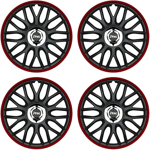 UNIVERSALE COPRI Radzierblenden LUXURY NERO 15 POLLICI NISSAN modelli