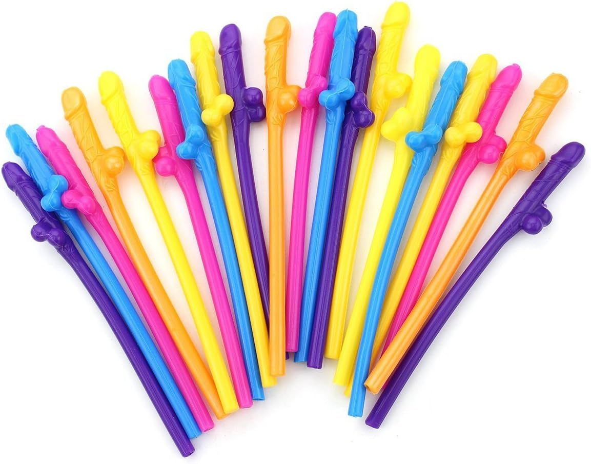 Vellhater Novelty Bird Drink Funny Straw Pipette Accessories Set for Party
