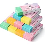 Mr. Pen- Erasers, 10 Pack, Pencil Eraser, Bright Colors, Erasers for Pencils, Mr Pen Erasers, Erasers for School, Large Erase