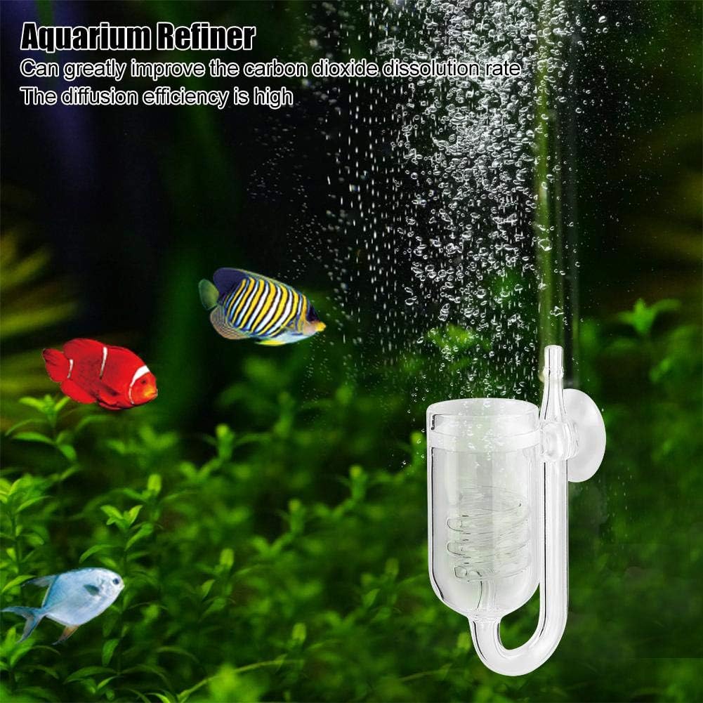 Carbon dioxide glass refiner High Transparent Glass Fish tank Bubble recorder Aquarium Water Plants CO2 Atomizer Small large straight pipe/three turns/funnel - Image 3