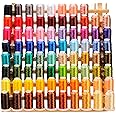 80 Cones Polyester Embroidery Thread - 1100 Yards Each, 78 Colors Plus Bobbin Thread For Janome, Brother, Singer Machines