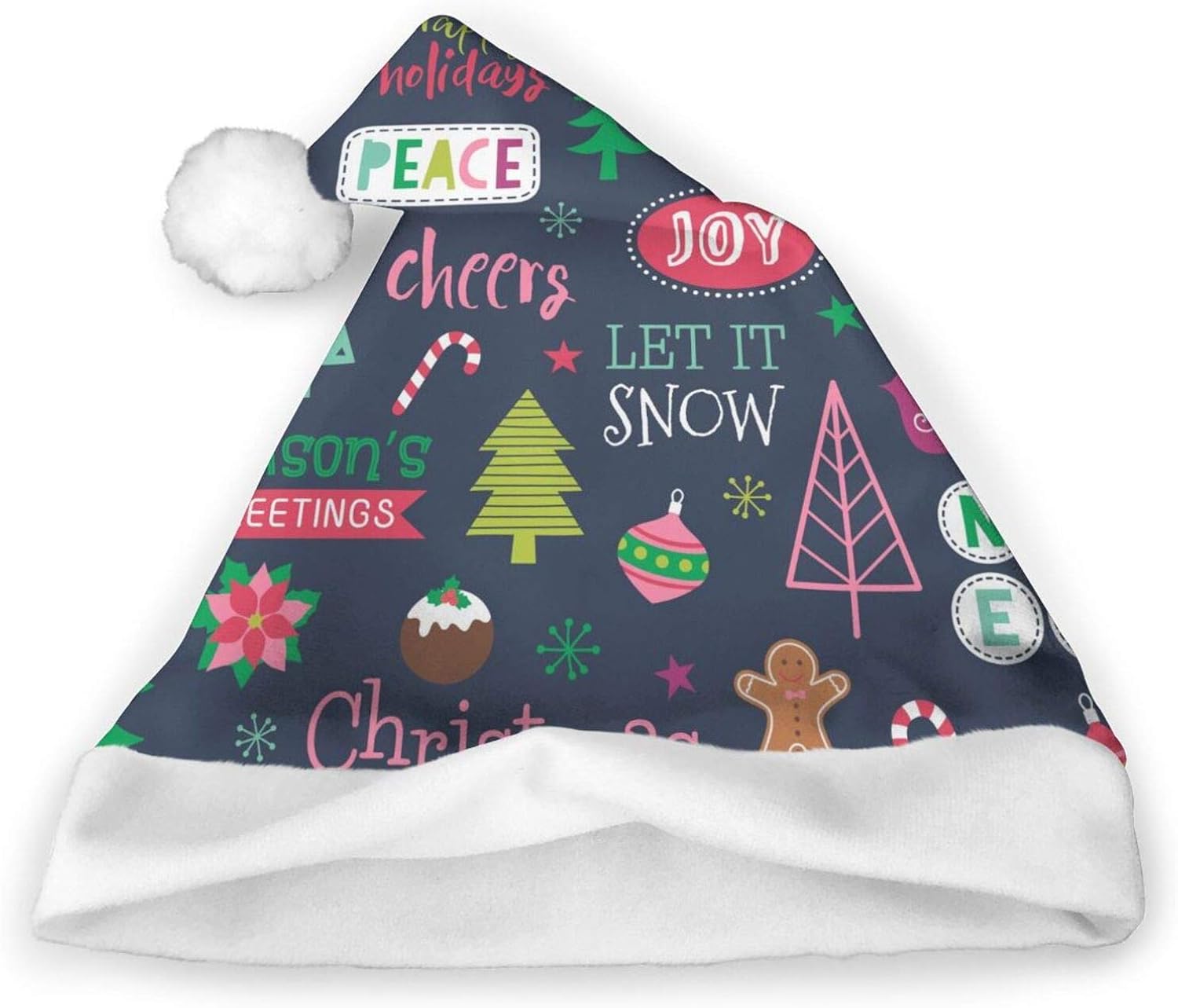 Christmas Hats,Xmas Cap Cute Baby Animals On Wear Unisex