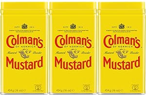 Colman's Mustard Powder, 16-Ounce Cans (Pack of 3)