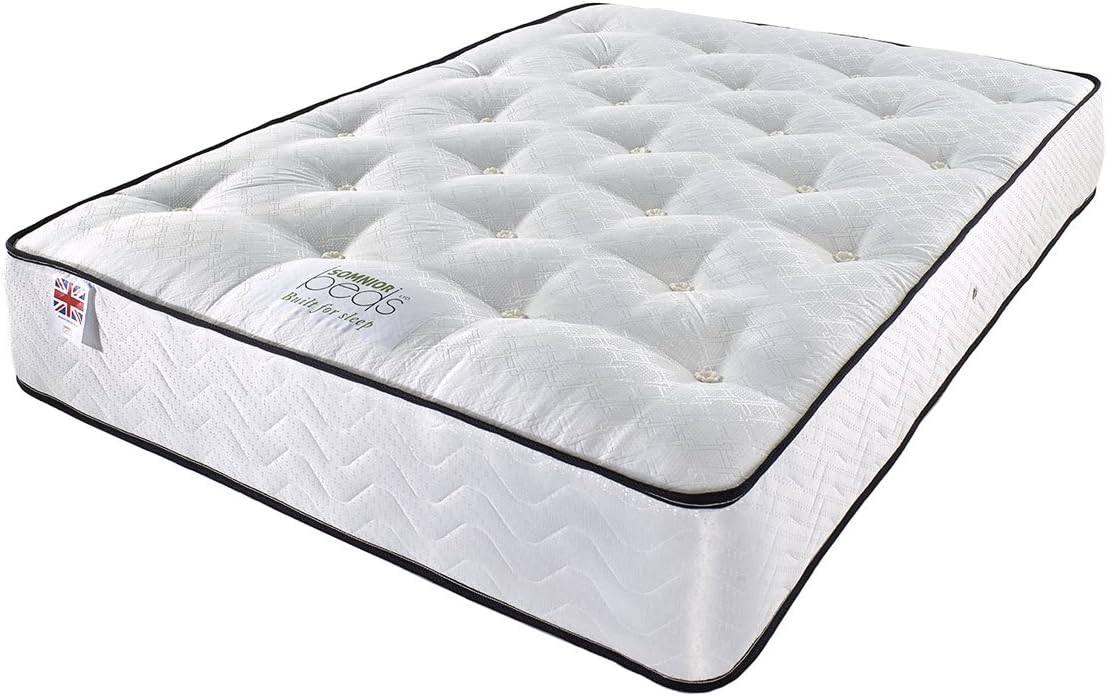 Somnior Beds Jubilee Moon Mattress, Silk, White, Full BigaMart