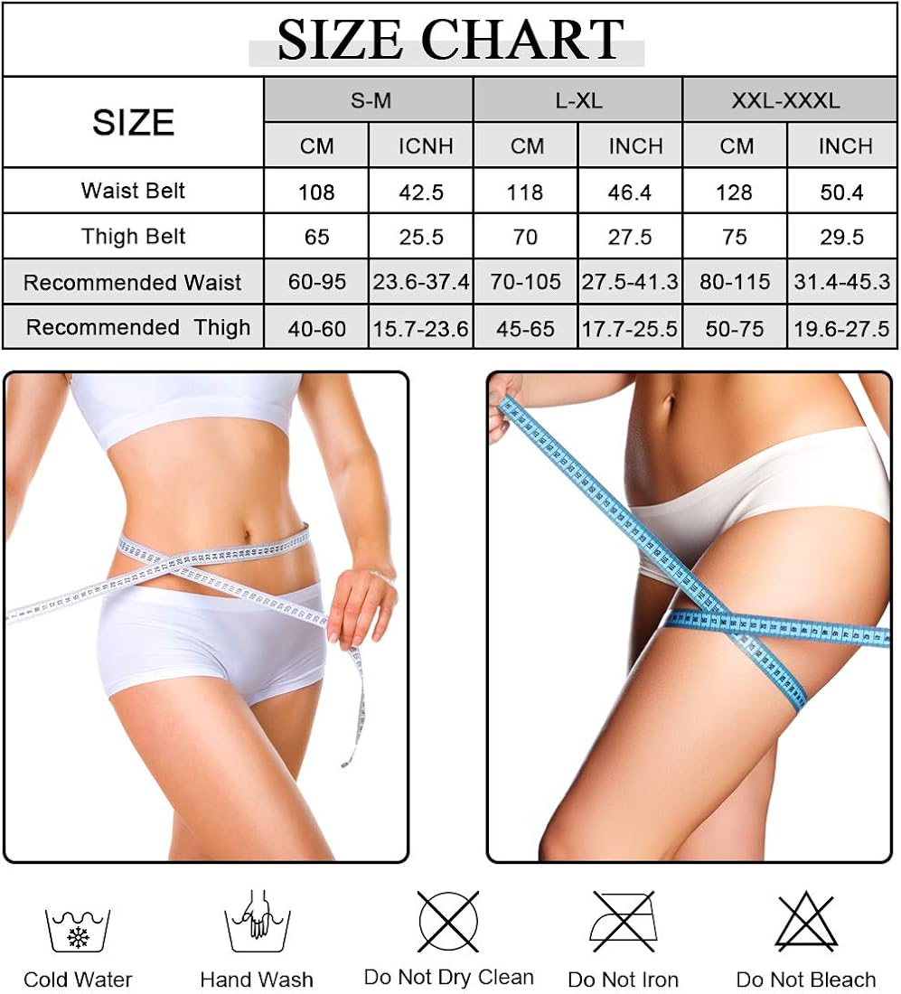 High Waist Trainer Thigh,3-in-1 Trimmer Fitness Thigh Trimmers for Women: Clothing