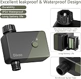 Diivoo Smart WiFi Water Timer - 6 Plans, Alexa & Google Compatible view 9