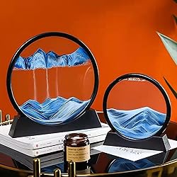 MUNSCVUS Moving Sand Art Picture in Motion, Round
