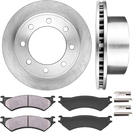 Amazon Crk リア325 Mm プレミアム Oe 8 ラグ 2 ブレーキディスクローター 4 セラミック ブレーキパッド ハードウェア ブレーキパーツ 車 バイク