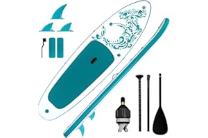 Feath-R-Lite Inflatable Paddle Board Stand Up Paddle Boards, Ultra Light Paddleboard for Adult Wide Stable Design Sup with Premium Accessories, Paddle, Bag, Pump