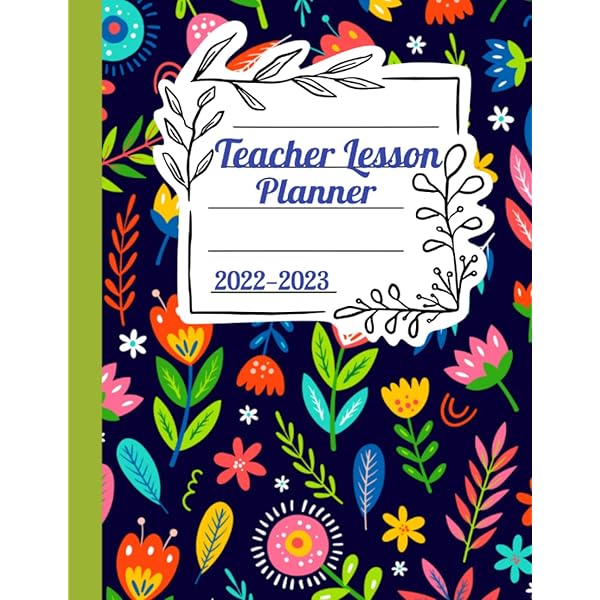 2022 2023 teacher planner 7x9 20222023 planner teacher lesson plan