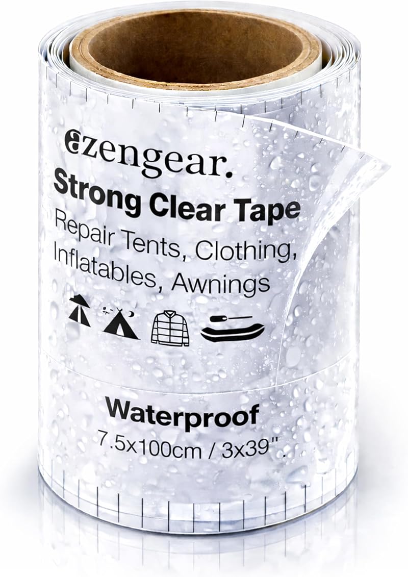 aZengear Clear Tenacious Waterproof Tape Repair Kit 7.5x100cm