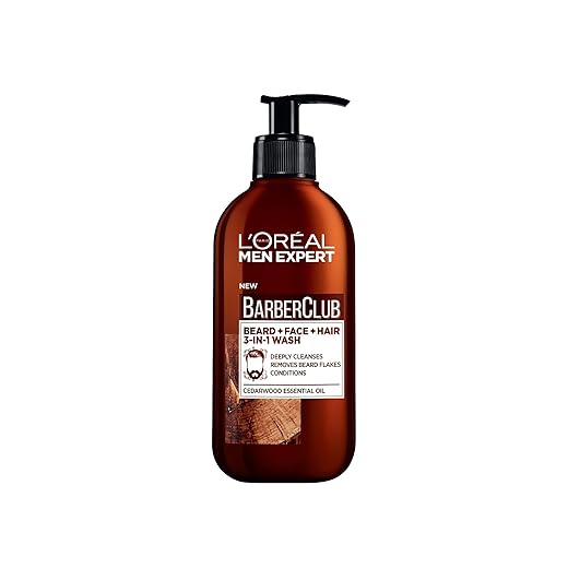 L'Oreal Paris Beard + Face + Hair Wash, 200ml