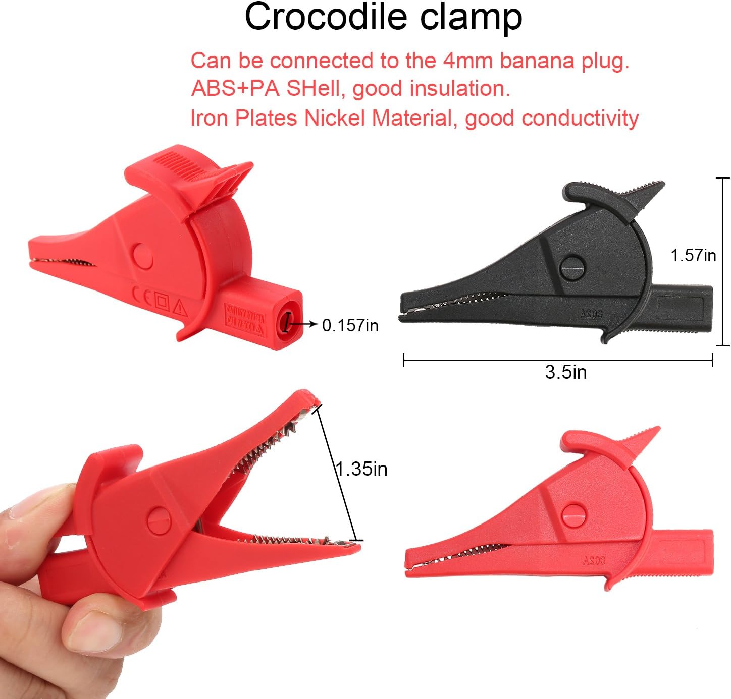 Multimeter Test Leads, moonlux 10in1 Electronic Professional Test